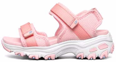 (Youth) Skechers D'Lites Sandal 'Pink White' 664171L-PCH (Youth) Skechers D'Lites Sandal 'Pink White' 664171L-PCH