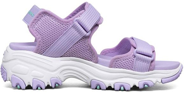 (Youth) Skechers D'Lites Sandal 'Purple' 664171L-LAV Order (Youth) Skechers D'Lites Sandal 'Purple' 664171L-LAV