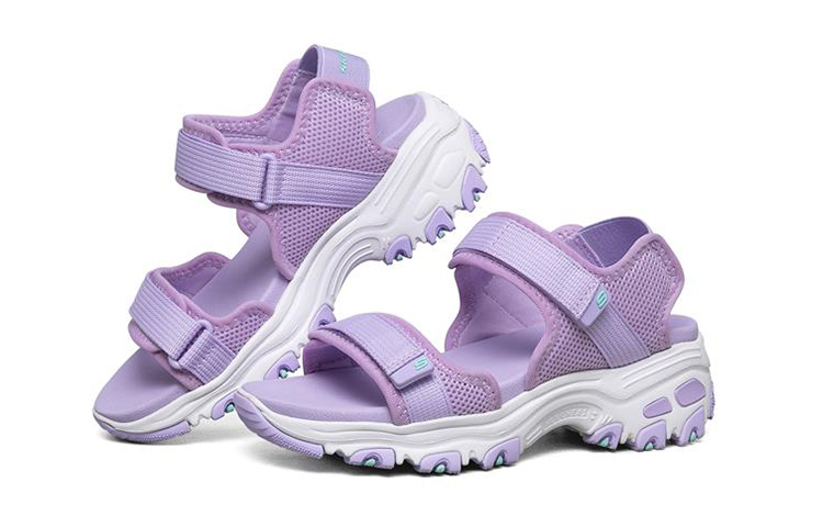 Lookbook (Youth) Skechers D'Lites Sandal 'Purple' 664171L-LAV
