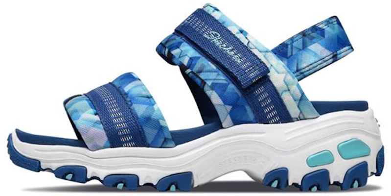 (Youth) Skechers D'Lites Sandals 'Blue White' 664076L-BLMT Buy (Youth) Skechers D'Lites Sandals 'Blue White' 664076L-BLMT