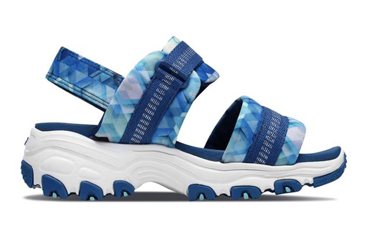 Order (Youth) Skechers D'Lites Sandals 'Blue White' 664076L-BLMT
