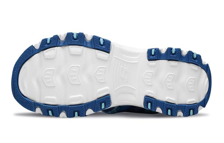Purchase (Youth) Skechers D'Lites Sandals 'Blue White' 664076L-BLMT