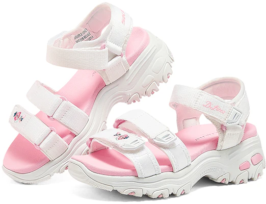 (Youth) Skechers D'lites Sandals 'White Pink' 664134L-WHT Lookbook (Youth) Skechers D'lites Sandals 'White Pink' 664134L-WHT