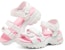 (Youth) Skechers D'lites Sandals 'White Pink' 664134L-WHT