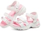 Lookbook (Youth) Skechers D'lites Sandals 'White Pink' 664134L-WHT