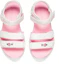 Shop (Youth) Skechers D'lites Sandals 'White Pink' 664134L-WHT