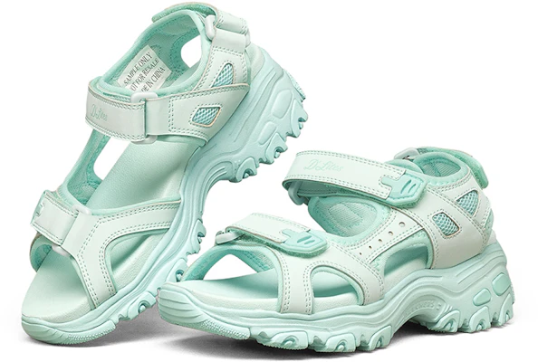 (Youth) Skechers D'lites Sandals Mint 664133L-MNT Lookbook (Youth) Skechers D'lites Sandals Mint 664133L-MNT
