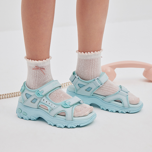 Details for (Youth) Skechers D'lites Sandals Mint 664133L-MNT
