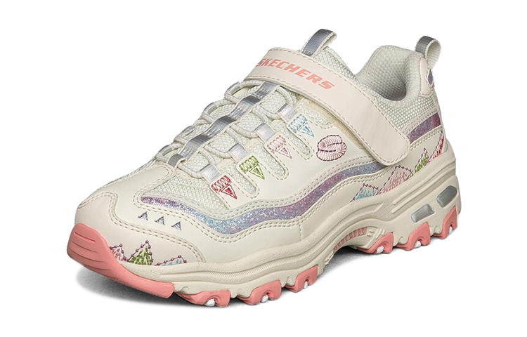 (Youth) Skechers D'lites Shoes 'Beige Multi' 圖 2