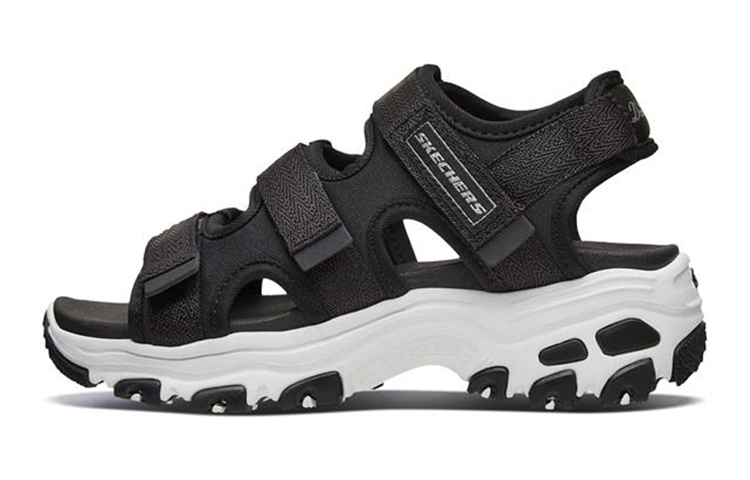 (Youth) Skechers D'lites Shoes 'Black White'