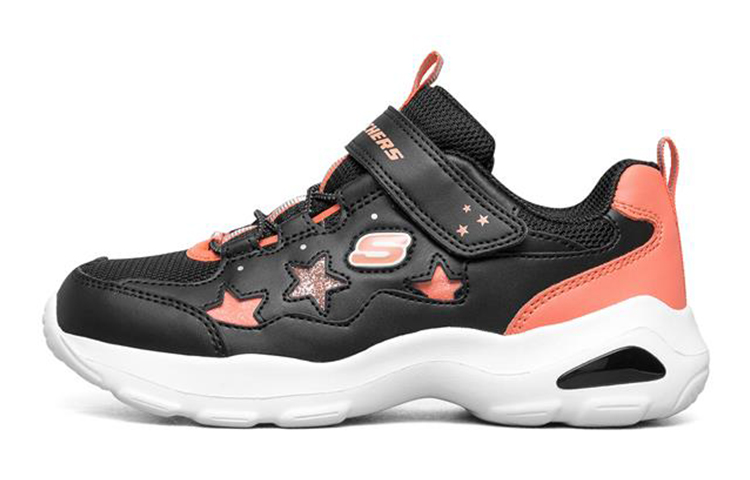 (Youth) Skechers D'Lites Ultra 996348L-BKOR