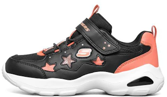 (Youth) Skechers D'Lites Ultra 996348L-BKOR (Youth) Skechers D'Lites Ultra 996348L-BKOR