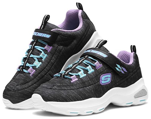 大童 Skechers D'lites Ultra 休閒運動鞋 黑彩色 Lookbook 大童 Skechers D'lites Ultra 休閒運動鞋 黑彩色