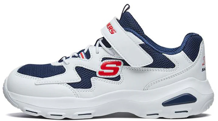 (JR) Skechers D'Lites 超轻蓝白色运动鞋 660043L-WNVR Buy (JR) Skechers D'Lites 超轻蓝白色运动鞋 660043L-WNVR