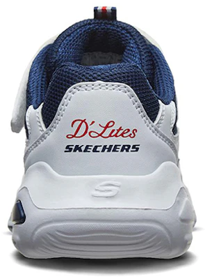 (JR) Skechers D'Lites 超轻蓝白色运动鞋 660043L-WNVR Shop (JR) Skechers D'Lites 超轻蓝白色运动鞋 660043L-WNVR
