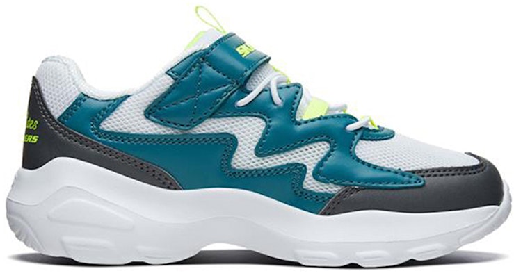 (Youth) Skechers D'Lites Ultra 'Green Yellow' 660043L-GRYL Order (Youth) Skechers D'Lites Ultra 'Green Yellow' 660043L-GRYL