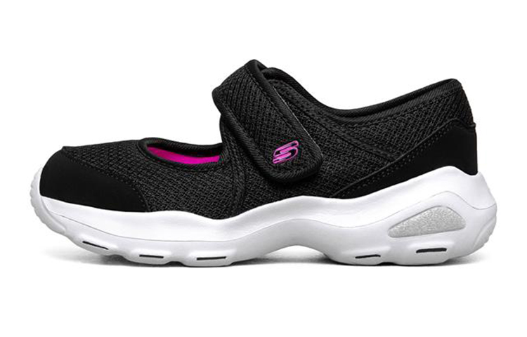 (Youth) Skechers D'Lites Ultra 'Mary Jane Black White' 80664L-BKW