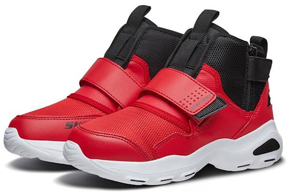 (JR) Skechers D'Lites Ultra 'Fleece Merah Hitam' 660050L-BKRD Lookbook (JR) Skechers D'Lites Ultra 'Fleece Merah Hitam' 660050L-BKRD