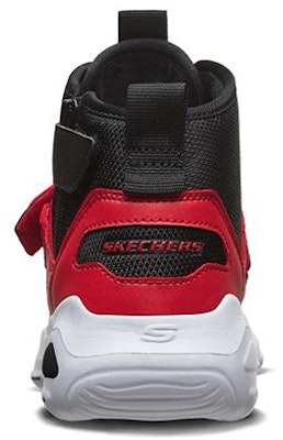 (JR) Skechers D'Lites Ultra 'Fleece Merah Hitam' 660050L-BKRD Shop (JR) Skechers D'Lites Ultra 'Fleece Merah Hitam' 660050L-BKRD
