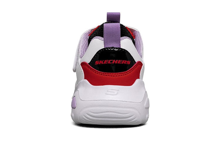 Shop 大童 Skechers D'lite Ultra 低筒老爹鞋 白紫