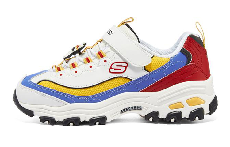 (Youth) Skechers D'Lites 'White Red Yellow'
