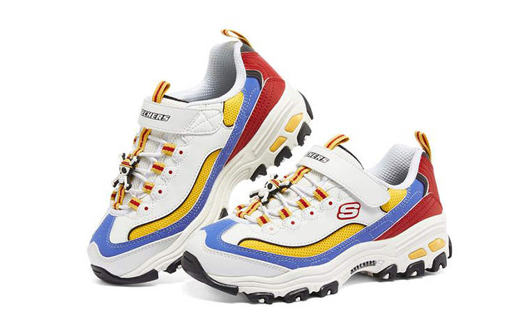 (Youth) Skechers D'Lites 'White Red Yellow' 圖 3