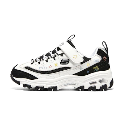 (Youth) Skechers DLITES 1.0 'Black White'