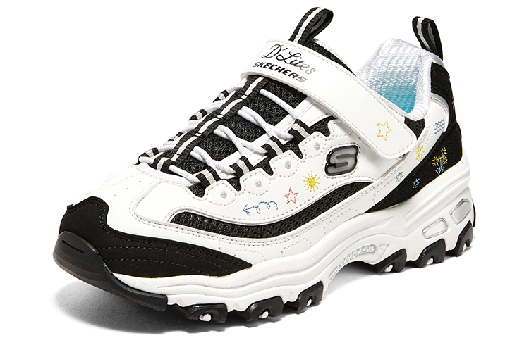(Youth) Skechers DLITES 1.0 'Black White' 圖 3