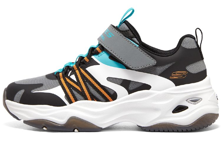 (Youth) Skechers DLITES 4.0 'Black Green White'
