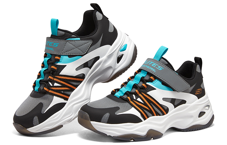 (Youth) Skechers DLITES 4.0 'Black Green White' 圖 4