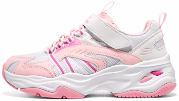 (Youth) Skechers Dlites 4.0 'White Pink' 302586L-PKW (Youth) Skechers Dlites 4.0 'White Pink' 302586L-PKW