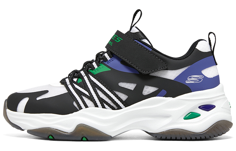 Buy (Youth) Skechers DLITES 'Black Blue White' 405236L-BKMT