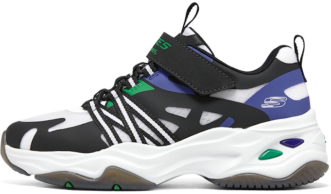 (Youth) Skechers DLITES 'Black Blue White' 405236L-BKMT Buy (Youth) Skechers DLITES 'Black Blue White' 405236L-BKMT