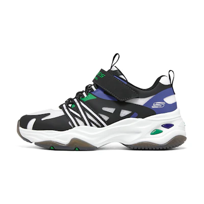 (Youth) Skechers DLITES 'Black Blue White'
