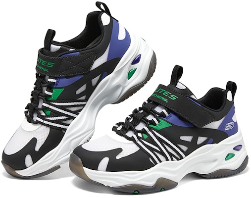 (Youth) Skechers DLITES 'Black Blue White' 405236L-BKMT Shop (Youth) Skechers DLITES 'Black Blue White' 405236L-BKMT