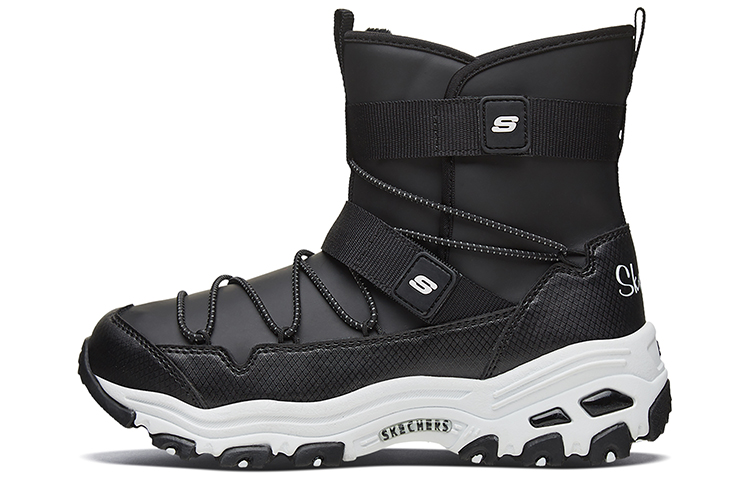 (Youth) Skechers DLites Boots 'Black' 664097L-BLK