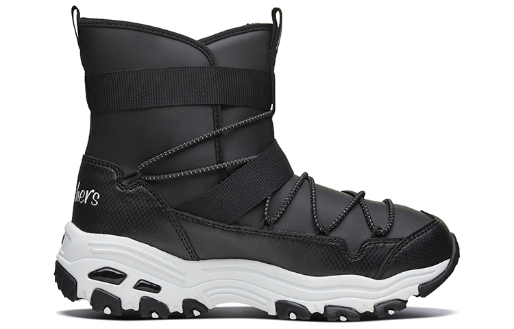 Order (Youth) Skechers DLites Boots 'Black' 664097L-BLK