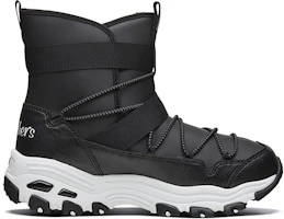 Order 大童 Skechers D‘LITES 防滑減震耐磨 低筒 兒童靴子 黑色