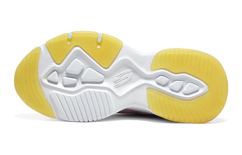 (Youth) Skechers Dlites Chunky Shoes 'Blue Pink Yellow' 圖 6