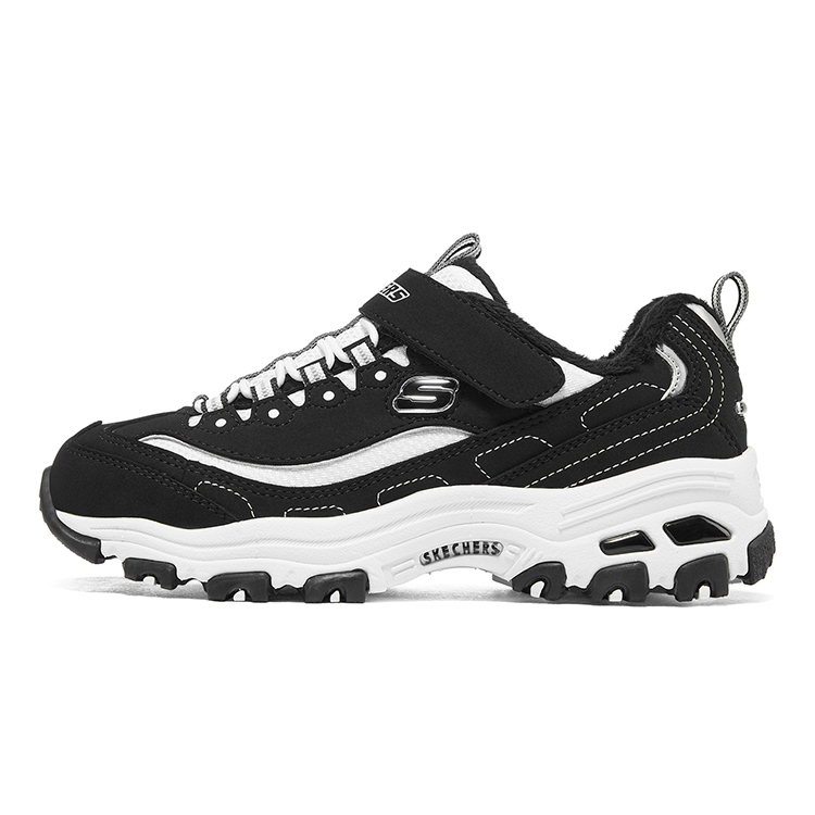(Youth) Skechers Dlites Running Shoes 'Black White' 302539L-BKW