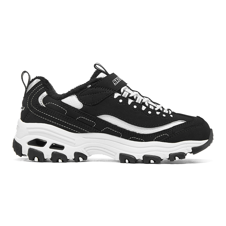 Order (JR) Skechers Dlites Hardloopschoenen ''Zwart Wit'' 302539L-BKW