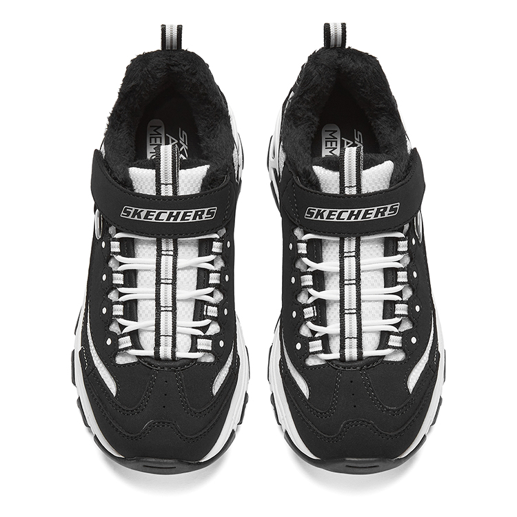 Shop (JR) Skechers Dlites Hardloopschoenen ''Zwart Wit'' 302539L-BKW
