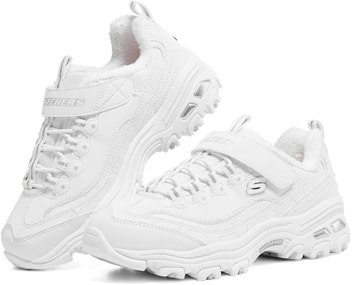 (JR) Skechers Dlites Scarpe Running ''Bianche'' 302539L-WSL Lookbook (JR) Skechers Dlites Scarpe Running ''Bianche'' 302539L-WSL