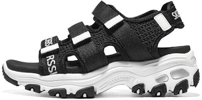(Youth) Skechers Dlites Sandals 'Black White' 319200L-BKW (Youth) Skechers Dlites Sandals 'Black White' 319200L-BKW