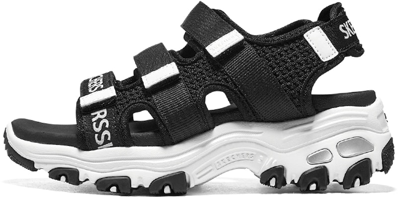 (Youth) Skechers Dlites Sandals 'Black White' 319200L-BKW Buy (Youth) Skechers Dlites Sandals 'Black White' 319200L-BKW