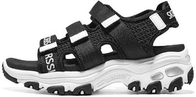 (Youth) Skechers Dlites Sandals 'Black White' 319200L-BKW (Youth) Skechers Dlites Sandals 'Black White' 319200L-BKW