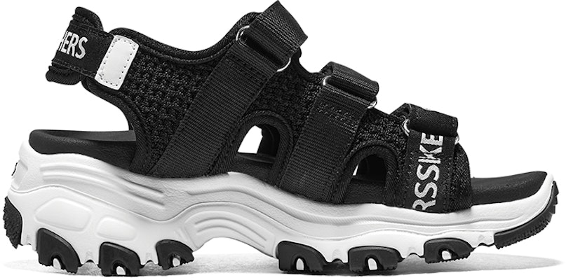 (Youth) Skechers Dlites Sandals 'Black White' 319200L-BKW Order (Youth) Skechers Dlites Sandals 'Black White' 319200L-BKW