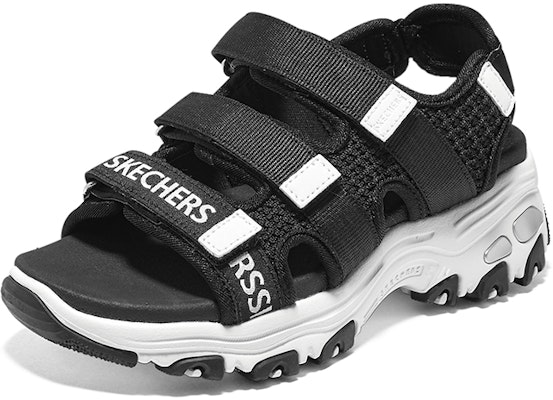 (JR) スケッチャーズ D'Lites サンダル 黒白 319200L-BKW Lookbook (JR) スケッチャーズ D'Lites サンダル 黒白 319200L-BKW