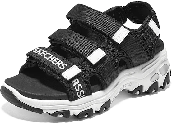 (Youth) Skechers Dlites Sandals 'Black White' 319200L-BKW Lookbook (Youth) Skechers Dlites Sandals 'Black White' 319200L-BKW