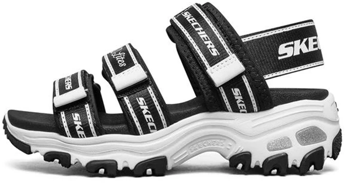youth-skechers-dlites-sandals-black-white-664167-l-blk